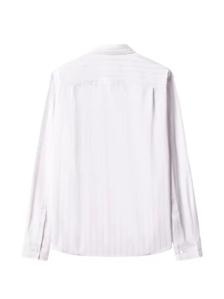 Cămașă Maison Kitsune cu dungi roz
