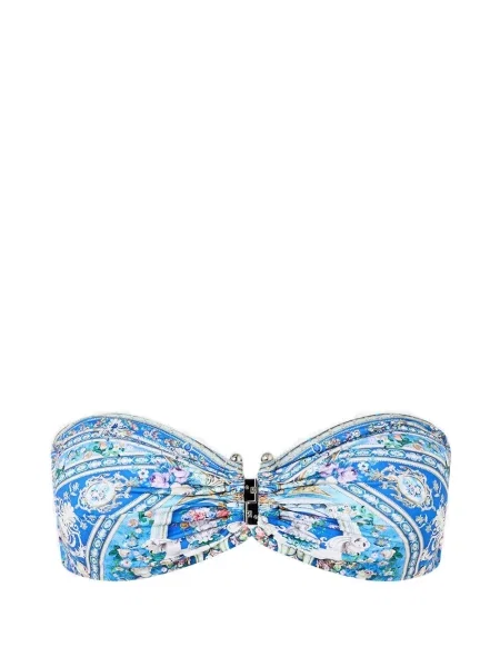 Top Camilla albastru