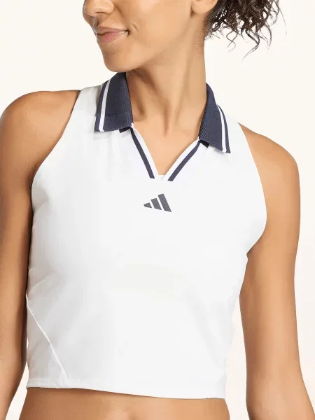 Crop top Adidas do tenisa biały