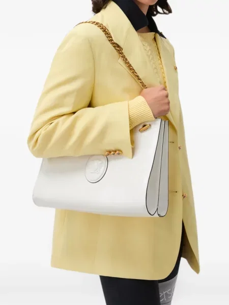 Geantă Versace din piele alb