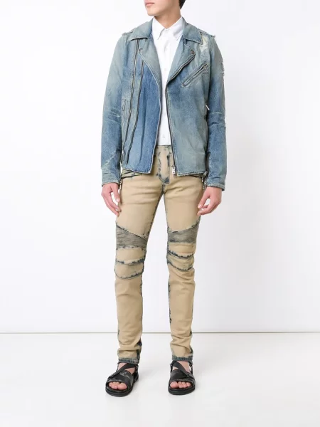 Geacă de blugi Balmain albastru