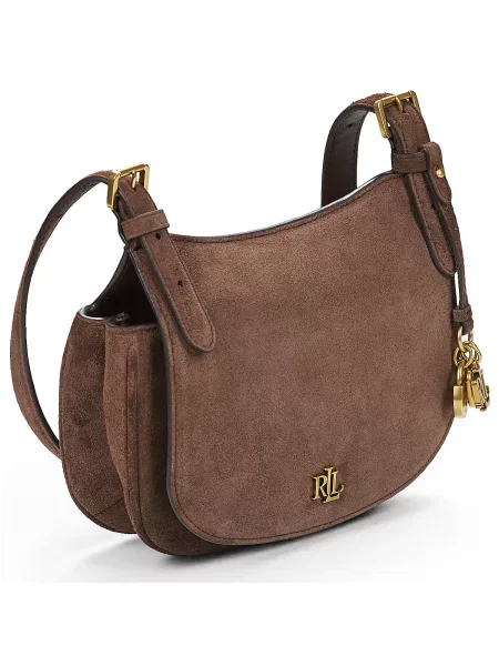 Kabelka Lauren Ralph Lauren hnedá