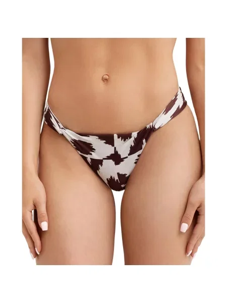 Lniane bikini Lenny Niemeyer brązowe