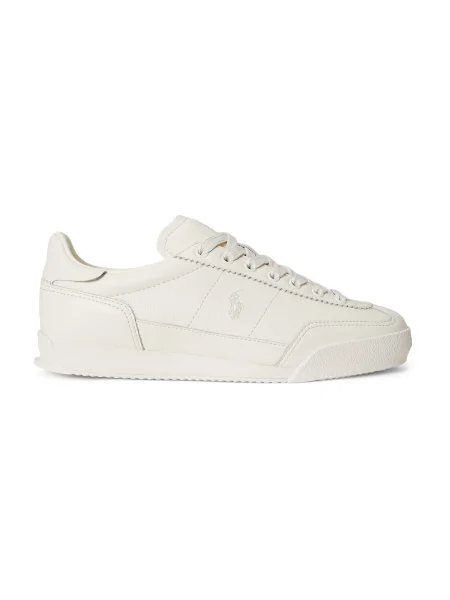 Sneakerși Polo Ralph Lauren din piele alb