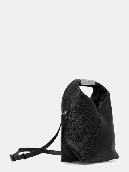 Maison Margiela torebka skórzana czarna