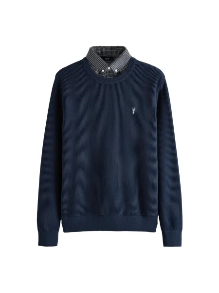 Next Pulover bleumarin