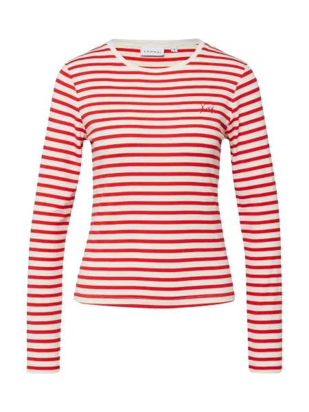 COMMA Tricou roșu alb