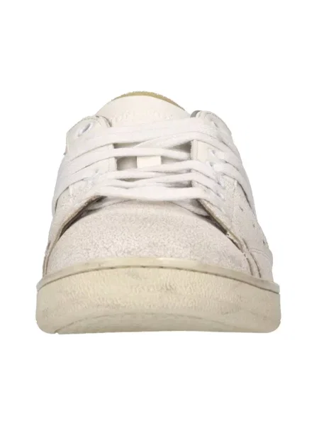 Sneakersy Hidnander skórzane białe