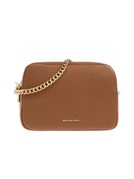Torebka crossbody Michael Kors skórzana brązowa
