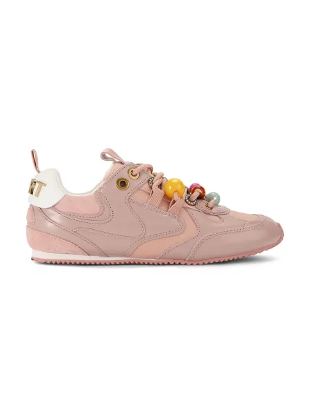 Kurt Geiger London Kurt Bead Slim Runner sneakers pentru femei din piele roz