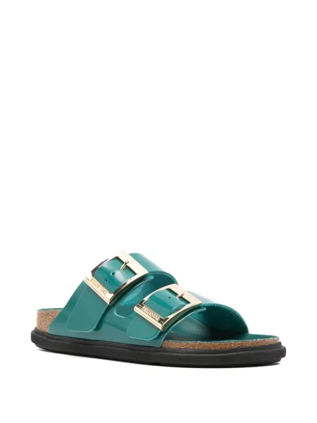 Remenčić sandale Birkenstock sa kopčom zelena