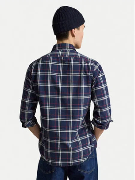 Polo Ralph Lauren Marškiniai Tamsiai Custom Fit mėlyna