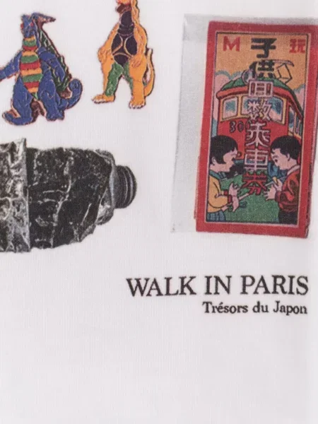 Tricou Walk In Paris alb