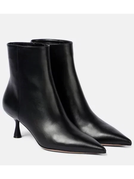 Cizme scurte Gianvito Rossi din piele negru