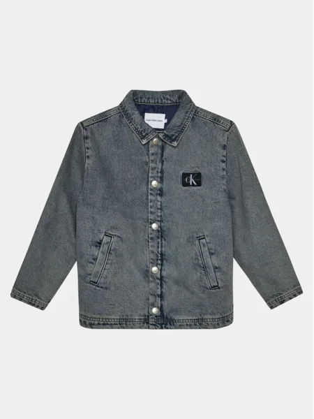 Calvin Klein Jeans Geacă de blugi Skater albastru