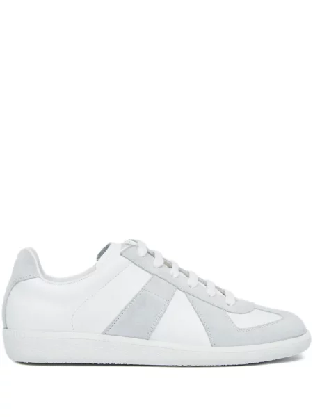 Sneakerși Maison Margiela din piele alb