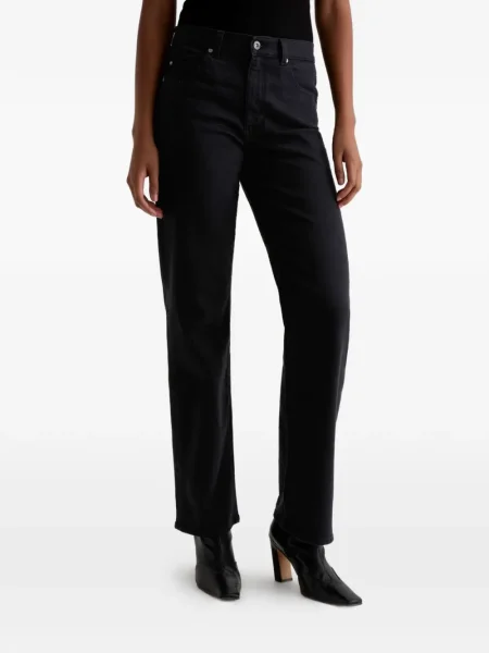 Blugi drepți Ag Jeans negru
