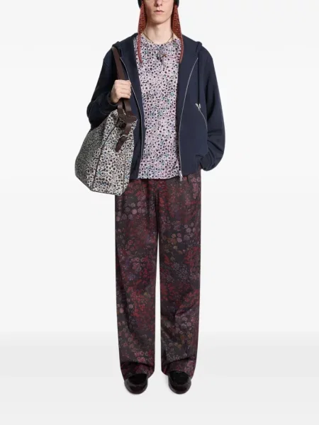 Hanorac cu glugă Dries Van Noten albastru
