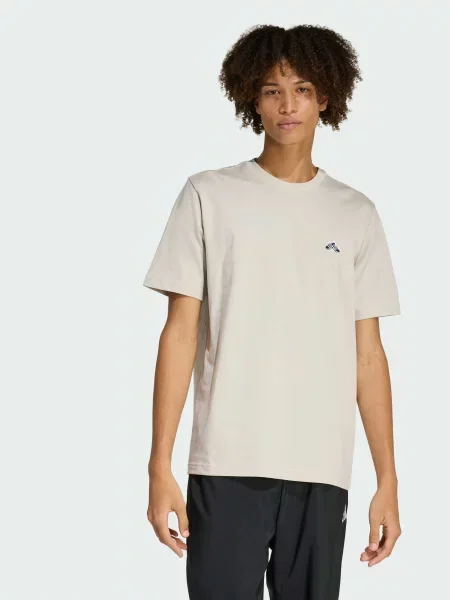 Футболка Adidas бежевая