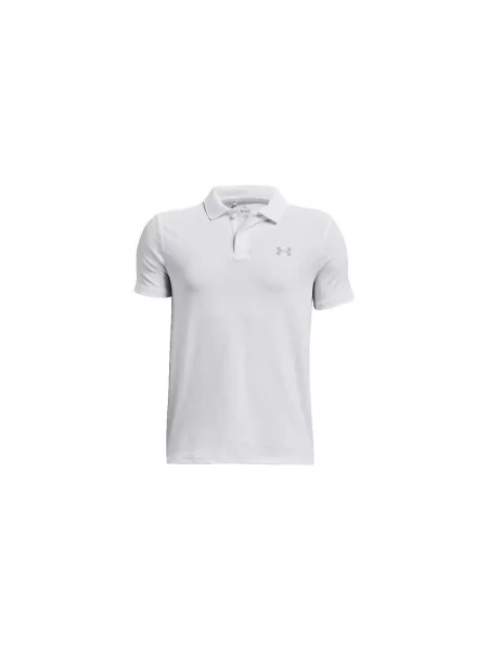 Tricou copii Under Armour alb