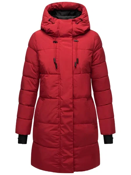 MARIKOO Zimski plašč Kaituu XVI temno rdeča