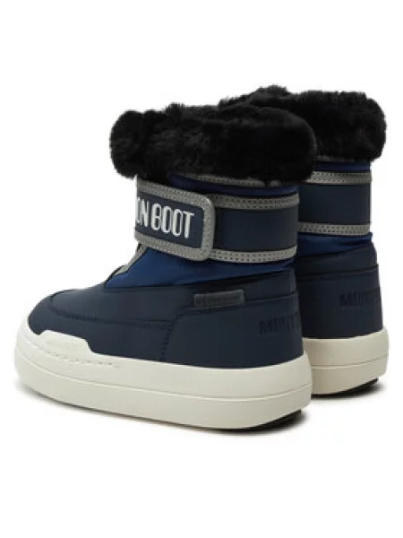 Moon Boot Sniego batai Junior Park Strap Tamsiai mėlyna