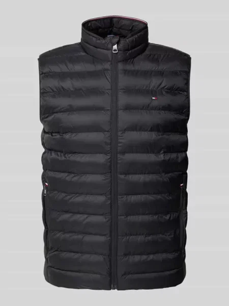 Kamizelka pikowana z zapinanymi na błyskawiczny model ‘CORE PACKABLE’ Tommy Hilfiger czarna