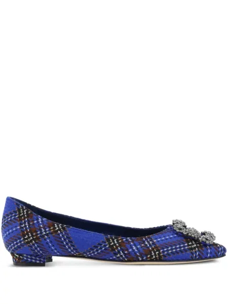 Balerini Manolo Blahnik albastru