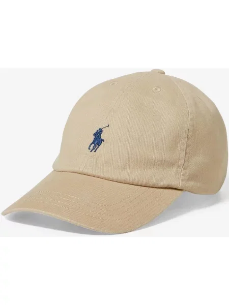 Czapka z daszkiem Ralph Lauren Chino Ball junior beżowy