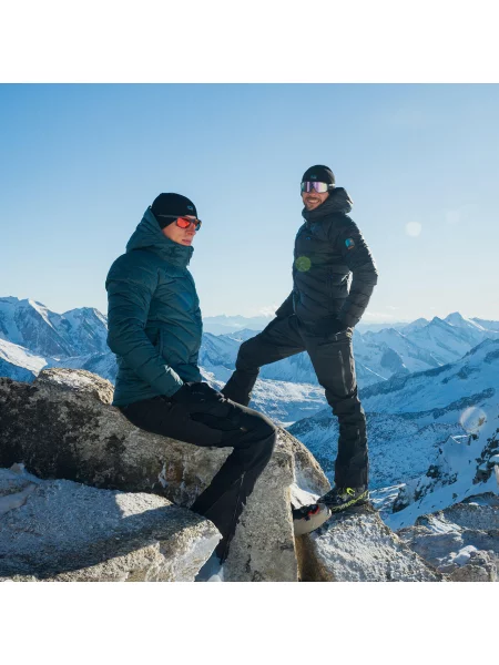 Kurtka puchowa Alpinus Monviso czerwona