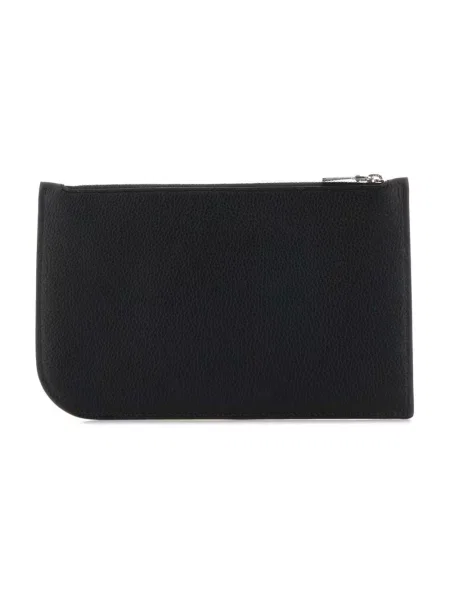 Portfel Alexander Mcqueen skórzany czarny
