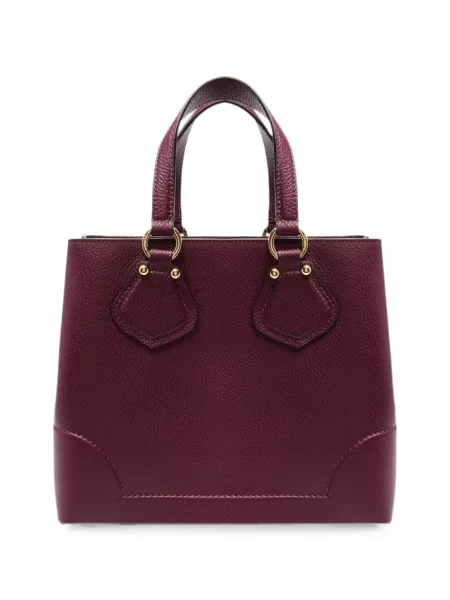 Geantă shopper Lancel din piele violet
