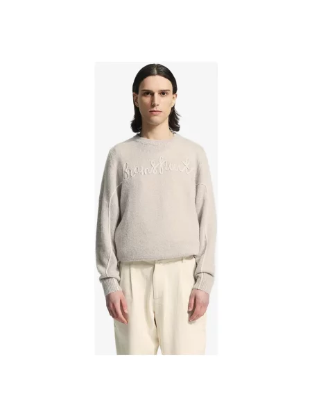 Sweter Bram's Fruit wełniany szary