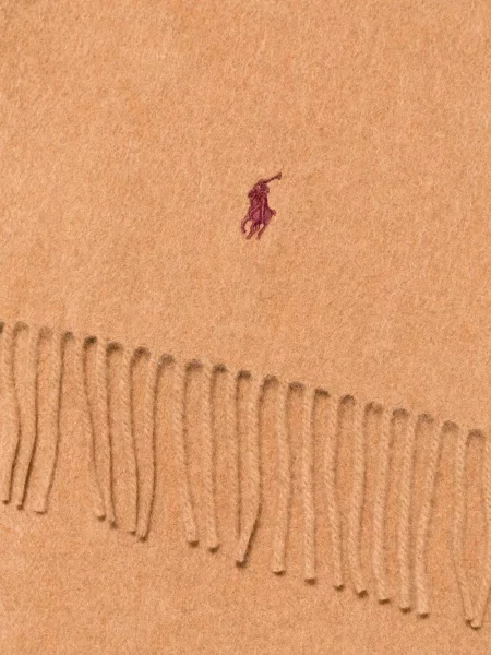 Odgovarati šal Polo Ralph Lauren od velura karirani plava