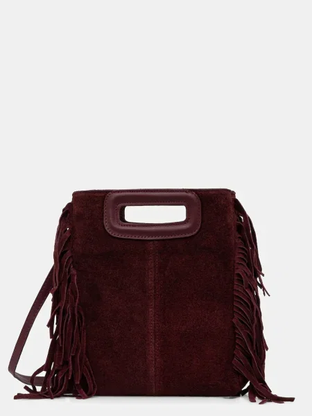 Torbica iz semiša Answear.LAB bordo