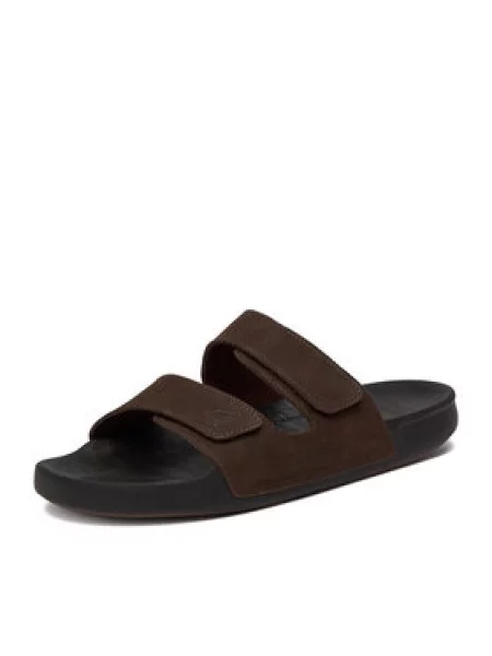 Šľapky Quiksilver hnedá