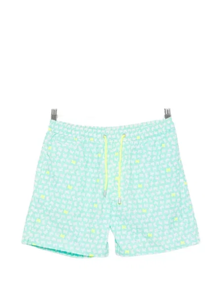 Slip de baie Mc2 Saint Barth cu imagine albastru