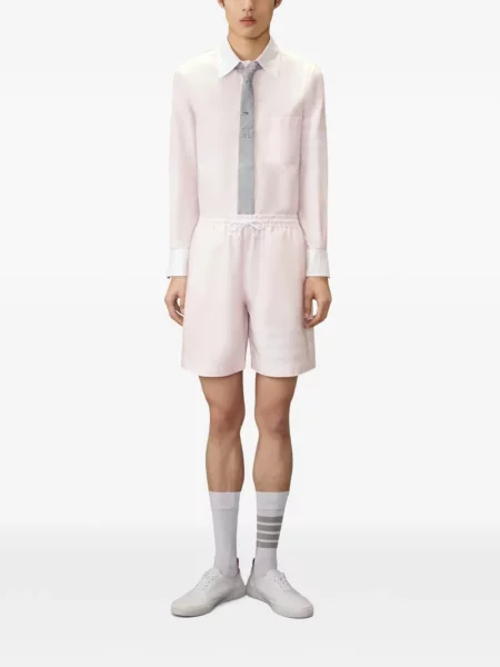 Šortai Thom Browne ruoželis rožinė