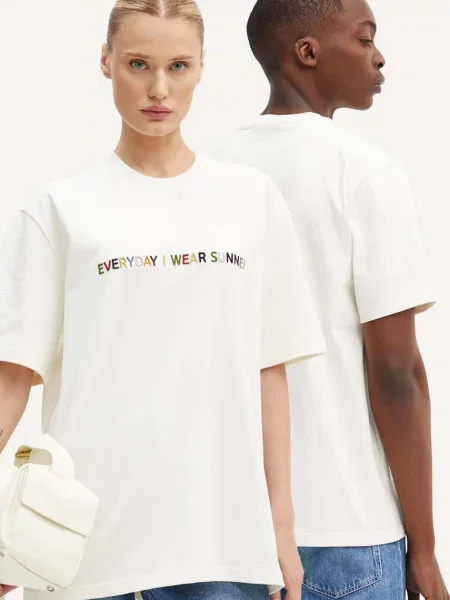 Sunnei t-shirt beżowa