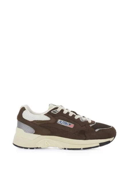 Sneakerși Autry din piele de căprioară maro