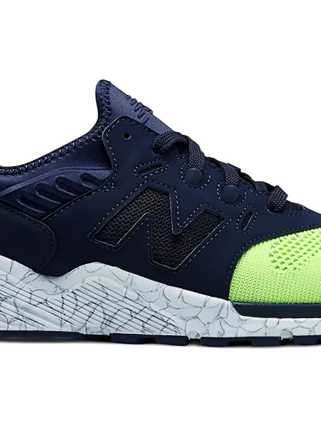 Top New Balance cu autograf alergare albastru