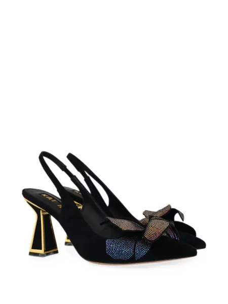 Pantofi cu toc Kat Maconie slingback negru