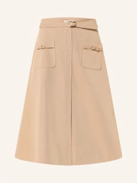 Dorothee Schumacher Spódnica Luxury Layer beige beżowa
