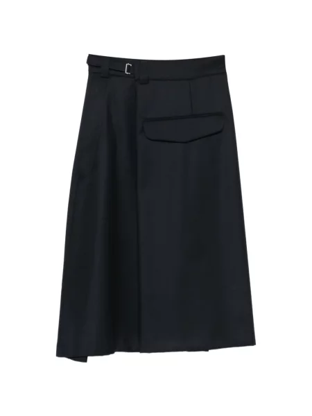 Cu centură fustă Tela negru