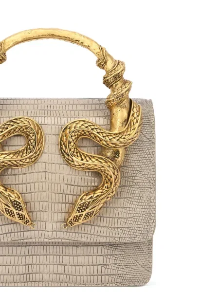 Τσάντα Roberto Cavalli με μοτίβο φίδι