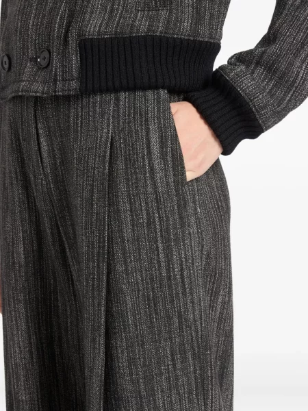Pantaloni Ports 1961 plisate gri