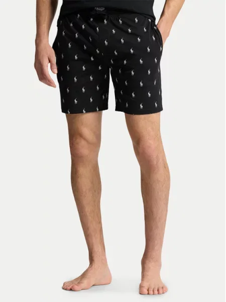 Polo Ralph Lauren Kratke hlače pižama črna