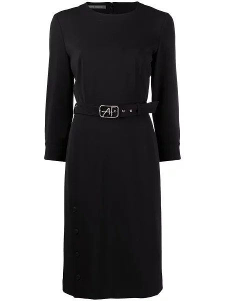 Cu centură rochie Alberta Ferretti negru