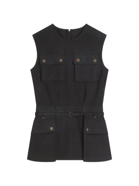 Top Dries Van Noten negru