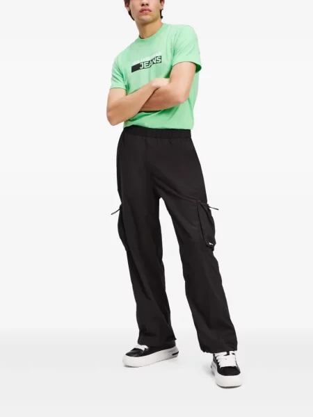 Pantaloni cargo Karl Lagerfeld Jeans negru